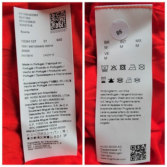 BOSS Eperla Asymmetric Neck Cocktail Dress, Size M, NWT - Picture 15 of 16